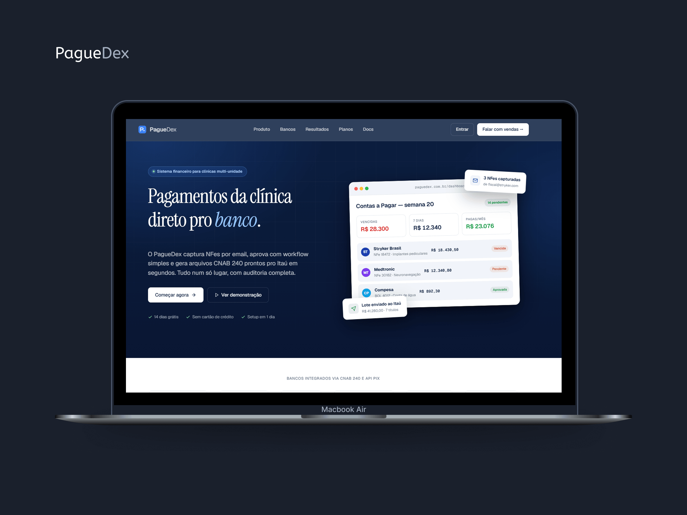 PagueDex - Fluxo de pagamento